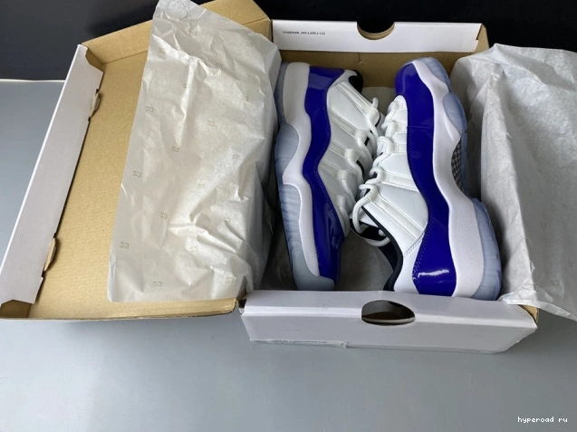 Low Jordan Air White Retro AH7860-100 11 Concord 0524
